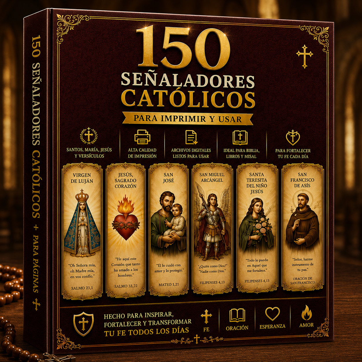 150 Señaladores Católicos ✝️ Edición Premium
